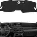 YOJOJOCO Dash Cover for Honda Pilot 2026 2025 2024 2023 (Without HUD) Accessories Flannel Dashboard Cover Dash Mat Center Console Cover Sunshield Protector Pad