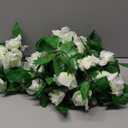 10PCS Fake Rose Garland, 7.5Ft Artificial Vines Flowers Hanging Rose Vine forfor Table Wedding Backdrop Arch Wall Party Mantle Festival Decor