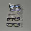 Gaoye Reading Glasses Men/Women, Eyeglasses, Blue Light Readers for Men/Women, Computer Eye Glasses, Cheaters  Black+clear+floral Green Solid Color+floral Blue Solid Color+floral Brown Solid Color, 4.0 x