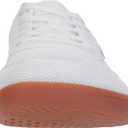 WHITIN Men's Wide Toe Box Barefoot Sneakers + Breathable Knit Walking Shoes (White)