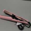 Aima Beauty 1 Inch Deep Wave Curling Iron Hair Crimper Waver Beach Waves Curling Wand, Memory Timer, Adjustable Temps Travel Dual Voltage Anti-Scald Long Lasting Style Ionic Anti-Frizz, Pink