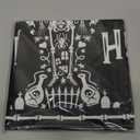Skeleton Coffin Happy Halloween Tablecloth, Black Table Cover (54 x 108 in, 3 Pack) - Table Cloth - Tablecloths