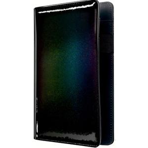 Server Book with 2 Zipper Pockets, Leather Server Books for Waitress, Waiter Book, Sturdy Waitress Book with Money Pocket and Zipper, Servers Book Waitress Accessories Fit Server Apron, Glitter Black