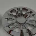 Golf Cart Hubcaps 8", Universal Wheel Covers Hub Caps for Club Car, EZGo, Golf Buggies Size 8 inch (Set of 4 Chrome) (4 Pack Chrome)