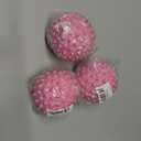 3 x Apasiri Interactive Dog Toys for Large & Medium Dogs: 3.5" Bacon Flavored Squeaky Balls for Dogs, Tough Durable Spiky Rubber Bouncy Dog Toys Balls, Floating Outdoor Fetch Dog Toy, Pink Dog Balls Gifts