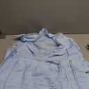 APAFES Women Summer Cotton Linen Short Sets 2 Piece Shorts Top Lounge Beach Vacation Two Piece Outfits Tracksuits (X-Large, Blue)