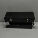 Floating Shelves - Wall Mounted Bathroom Shelf Set of 2 with Drawers, Rustic Wood Shelves for Bedroom, Living Room, Kitchen, Home Decor, Plants, Books (Black) (13.8 Inch Long)