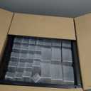 IRIS USA Screw Tool Organizer Small Parts Cabinet, 44-Drawer, Electronics Hardware Nuts and Bolts Plastic Storage Drawers Garage Storage, Stackable Bead Craft Organizer Building Bricks Sorter, Black