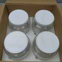 Half Gallon Glass Jars with Lids, 4 Pcs 64 oz Extra Wide Mouth Glass Storage Jars, Plastic Lids with Silicone Rings, for Pantry Organization, Fermentation, Pickling, Dry Food, Flour, Rice