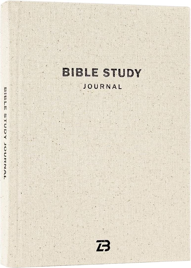Bible Study Journal - Prayer & Christian Journals with Church Notes Notebook | Christian Gifts for Women with Bible Study Supplies & Devotional Journaling Kit, Beige