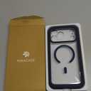 Miracase for iPhone 17 Pro Max Case 6.9" Full-Body Phone Case with Built-in Glass Screen Protector& Full Camera Protector,[Magnetic with MagSafe] Drop Proof 17 ProMax Cover, Blue