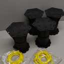 Wlrrcwdttc 4 Pcs Adjustable Height Bed Support Legs 8.5-13 inch, Bed Frame Center Support Legs for Bed Frame/Bed Center Slat, Bed Support Reinforcement Parts Bed Slats Support Leg Bed Legs Replacement