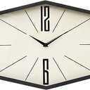 Retro Hexagon Wall Clock