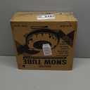 Snow Tube, 45'' Rubber Snow Tubes with Commercial Grade Canvas Cover for Kids & Adults, Inflatable Heavy Duty Snow Sled Thickened Hard Bottom with Tow Strap, Sleds Winter Gifts