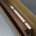 21" Teak Shower Bench for Inside  Luxury Spa-Style Comfort, FSC Certified Durable Teak Wood, Water-Resistant, Ergonomic Seat, Anti-Skid Stability and Enclosed Storage Shelf, 350 lbs Capacity