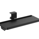 Clamp-On Sit-Stand Keyboard Tray With Wrist Rest & Storage Drawer