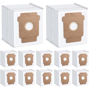 12-Pack Replacement Dust Bag Compatible with iRobot i, j, s Series, Roomba 104, 105 Vac, 105 Combo, Plus 405, Plus 505 Combo, Max 705 Vac, 705 combo Vacuum Cleaner, Disposable Vacuum Bags