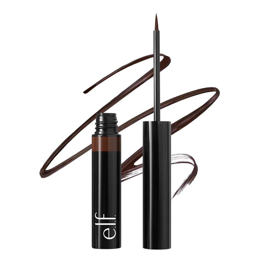 e.l.f. H2O Proof Inkwell Eyeliner Pen, High-pigment, Waterproof Liquid Eyeliner, Delivers A Matte Finish, Vegan & Cruelty-free, Caffeinated