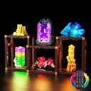 Kyglaring LED Light Kit Compatible with Lego Mineral Collection 21362 Building Blocks - Upgraded Remote Control & Multi-Mode Dimming for 21362 Model Set (Lights Only, Model Not Included)