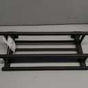 Alise Double Towel Bar, 16" SUS304 Stainless Steel Towel Racks for Bathroom, Heavy Duty Towel Rack Wall Mounted, Modern Bath Towel Holder, Matte Black