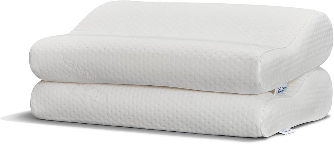 Tempur-Pedic TEMPUR Neck Pillow, Small Profile, White