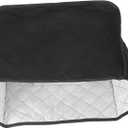 Bread Machine Toaster Cover Wide Slot Appliance Cover for Slice Kitchen Toaster Protection for Retro Style (Black)