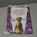 Mens 4th of July Hawaiian T-Shirt,American Flag Tie Dye Shirts,Mardi Gras St Patricks Day Hawaiian T-Shirt (XL)