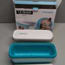 Ice Cream Containers for Homemade Ice Cream, 1.5 Quart Ea. Set of 2 Reusable for Homemade Sorbet, Frozen Yogurt Or Gelato - Stackable Storage Containers, BPA-Free And Lids Stores Easily In Freezer (mint green)