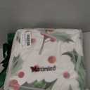 MotiMind 5 Pack Holly Berry Christmas Gift Boxes with Lids 7x7x7 Square Gift Box with Ribbons for Wrapping Christmas Presents Wedding Bridesmaid Holiday Party Favor Boxes (Green)