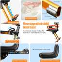 XIEEIX Child Bike Seat, Kids Bike Seat with Guardrail, High Seat Cushion Backrest Mountain Bike Child Bike Seat, Bicycle Child Safety Seat for Children from 1 to 3 Years Old