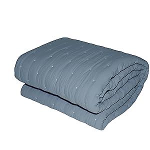Quilted Blanket Thin Comforter Bed Cover 68 in x 90 in