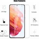 3 x 3 Pack Screen Protector For Samsung Galaxy S21 5G Tempered Glass, Anti Scratch, HD Clear