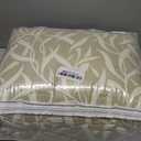 Quilts King Size - 100% Cotton Quilt Set with Matching Shams, Botanical Floral Design Farmhouse Bedspread, 3 Pieces Summer Lightweight Coverlet Set with Solid Reverse, Khaki/White (King(98"x106"))