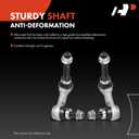 A-Premium 2 x Front RWD Sway Bar Links Stabilizer Bar Links, Fit For Infiniti Nissan - 2007-2023 - Q50, QX50, Q60, G37, Q70, Q70L, Q40, EX35, EX37, G25, G35, M35h, M37, M56, 370Z, Z