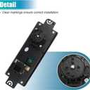 X AUTOHAUX Heater Climate Control Module for Buick Century Regal 2000 2001 2002 2003 2004 2005 HVAC Control Module A/C Control Panel 10308120 10447470 599-199