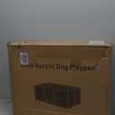 Clear Acrylic Dog Play Pen Indoor - 59 Inch 10-Panel Pet Enclosure for Small Dogs & Cats, Outdoor Use with Door, Easy Assemble & Cleaning