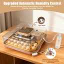 Nest IV - 48 Egg Incubator for Breeders, Fully Automated, Accurate Humidity & Temp Control, Chick Separator, Flexible Egg Spacing, Custom Incubation Days, Auto Turning & Auto Stop, Easy Monitoring