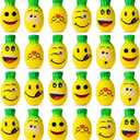 30 Pieces Pineapple Stress Ball Smile Fruit Stress Ball with Emotions Toy Pineapple Fidget Toys Party Favors for Adults Teens Finger Exercise Anxiety Relief Party Supplies, Small