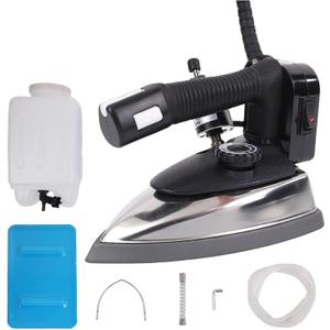 Industrial Electric Steam Iron 1200W Gravity Feed Steam Iron Temperature Adjustable with 3L Large-capacity Water Bottle Powerful Clothing Steamer for Ironing