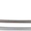 JS Jackson Supplies Double Curved Shower Rod, Metal Construction, Adjustable Between 44 to 70 Inches, Aluminum Rods and Zinc Mounting Hardware, Quality Modern Bathware, Brushed Nickel Finish