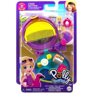 Mattel Pool Clip and Comb Polly Pocket Compact