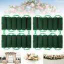 Elcoho 24 Pcs Floral Foam Garland, 15.8 ft Flower Sponge Blocks Kit, Absorbent Flower Holder for Fresh & Dried Flowers Arrangement Floral Foam Bricks for Wedding Garden Home Decor