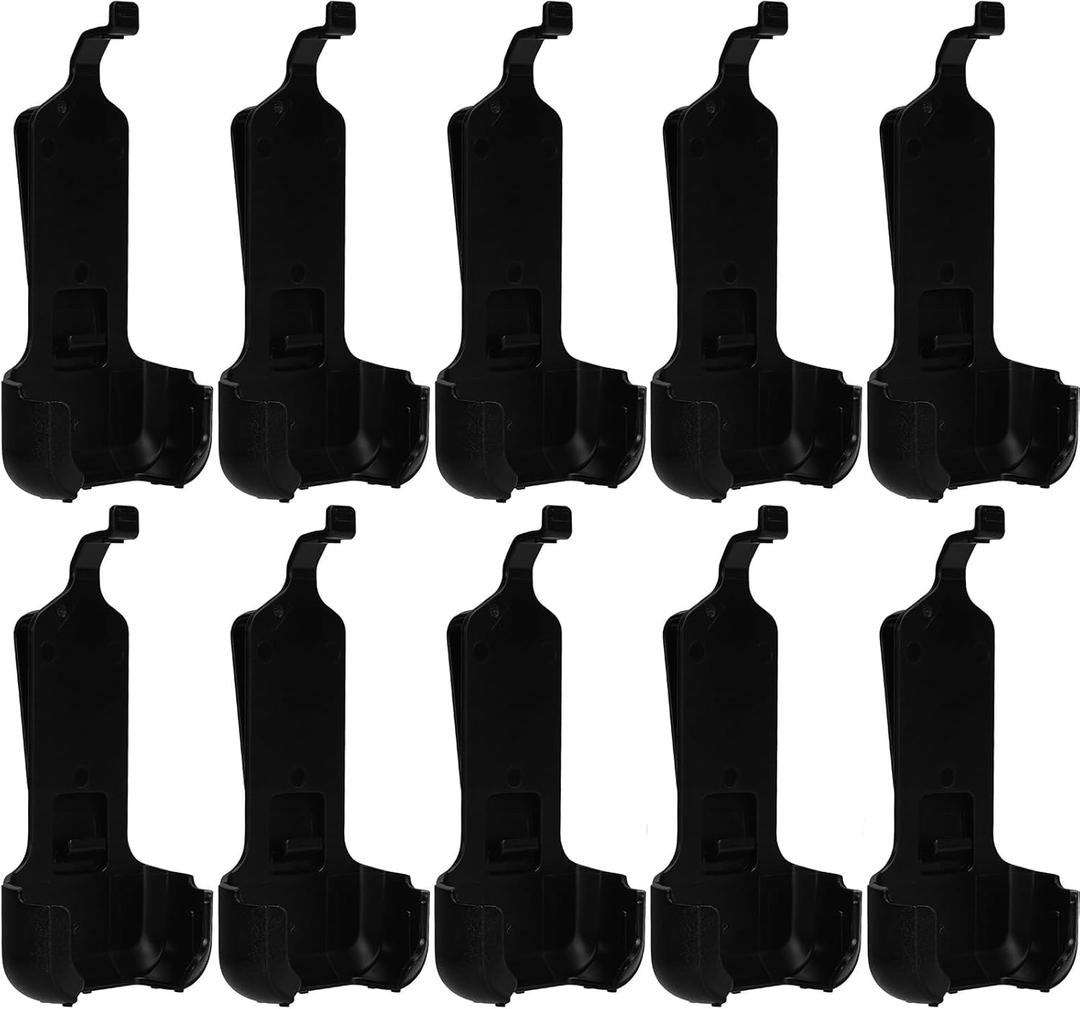 Retevis Original RT22 RT22S Walkie Talkie Belt Clip, Back Clips Compatible with RT22 RT22S LUITON LT-316 WLN KD-C1 Zastone X6 TIDRADIO TD-M8 RADTEL RT-10 2 Way Radios (10 Pack)
