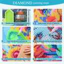 CSZPPQAF 5D Diamond Painting Kits for Adults, Twilight Diamond Art Kits for Adults Beginner, DIY Full Drill Landscape Gem Art Paint by Diamonds Dots Crafts Kits for Home Decor 12x16Inch
