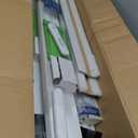 No Drill Motorized Zebra Blinds with Remote, 26.5"W x 72"H