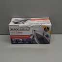 BLACK+DECKER Light N Easy Compact Steam Iron, IR1020S, Stainless Steel Soleplate, Spray Mist, Anti-Drip, Auto Shutoff