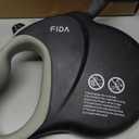 Fida Upgraded Retractable Dog Leash 30ft, Heavy Duty Pet Walking Leash for Medium/Large Breed up to 110 lbs, 360 Tangle-Free Long Retract Dog Lead, Soft Grip, One-Hand Brake, Black