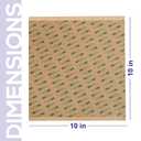 CANOPUS Double Sided Transfer Sheet, 468MP Adhesive Transfer Tape, 10in x 10in (5-Pack)