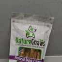 Nature Gnaws Tripe Twists for Dogs 4-5" (10 Count) - Crunchy Grain Free Reward Snack for Small, Medium & Large Breeds - Natural Beef Dog Chew Treats - Rawhide Free, No BB Date