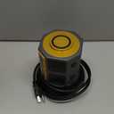 SUPERDANNY Power Strip Tower with 15W Wireless Charger, 6.5Ft Retractable Extension Cord, 1050J Surge Protector, Desktop Charging Station with 8 Outlets 4 USB Ports(2 USB C) for Home, Office, Garage (Gold)